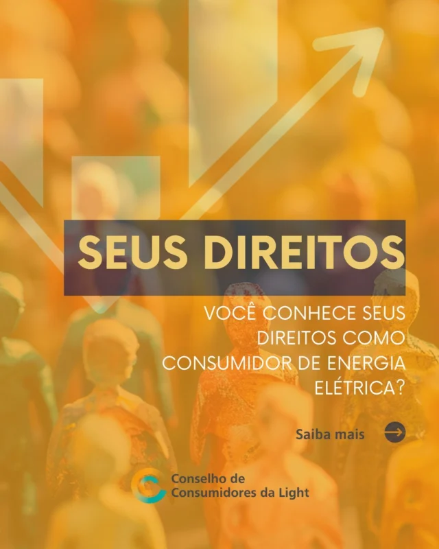 Você sabia que, como consumidor de energia elétrica, você tem uma série de direitos garantidos por lei?Muita gente paga a conta de luz todo mês sem saber que pode (e deve!) exigir informações claras, reclamar quando o serviço falha e até participar ativamente das decisões no setor elétrico. 💡Neste carrossel, te mostramos os principais direitos que todo consumidor precisa conhecer – de forma simples e direta. 👇✅ Conta clara e detalhada
✅ Qualidade no fornecimento
✅ Canais de reclamação
... e muito mais!📌 Salve esse post pra consultar sempre que tiver dúvida!🔁 Compartilhe com quem também precisa saber disso!#cconsumidoreslight #conselhodeconsumidores #lightcomvocê #direitosdoconsumidor #energiaeletrica